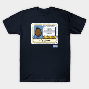 Mr. Egghead Public Assistance Card T-Shirt